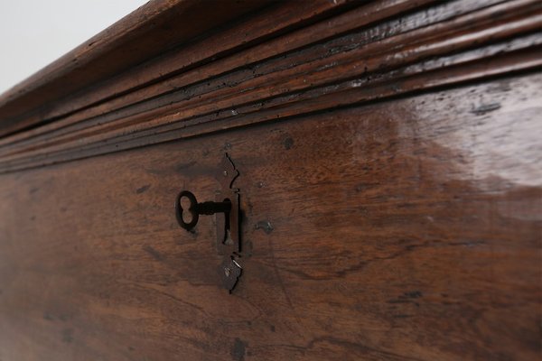 Antique French Oak Chest Linen Trunk, 1800-YSY-1334110