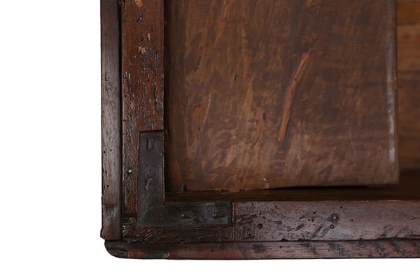 Antique French Oak Chest Linen Trunk, 1800-YSY-1334110