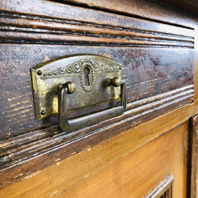 Antique French Pine Cabinet-LCQ-1292408