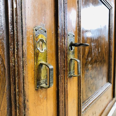 Antique French Pine Cabinet-LCQ-1292408