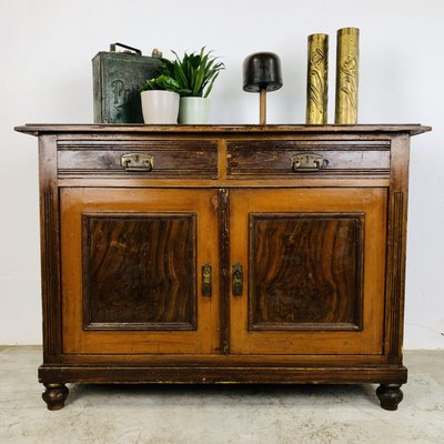 Antique French Pine Cabinet-LCQ-1292408