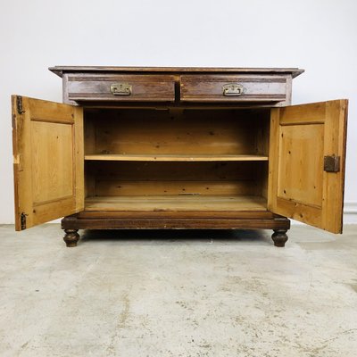 Antique French Pine Cabinet-LCQ-1292408