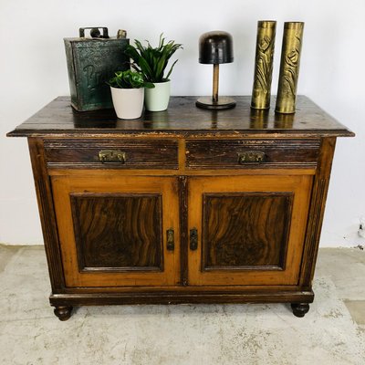 Antique French Pine Cabinet-LCQ-1292408