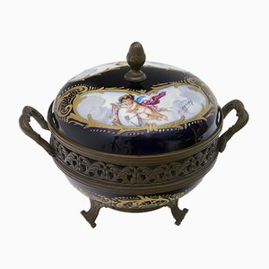 Antique French Porcelain Potpourri from Sevres, 1880s-FER-574129