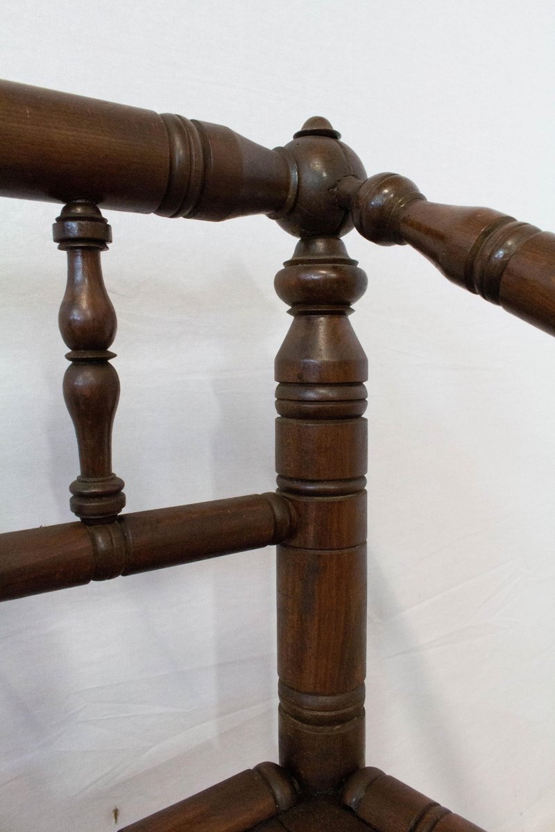 Antique French Provincial Baluster Bench in Turner's Chairs Style