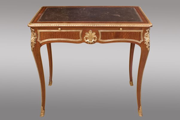 Antique French Regency Mahogany and Amaranth Desk by G. Durand-LQ-566492