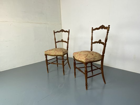 Antique French Rosewood Chairs, 1890s, Set of 2-DE-1721066