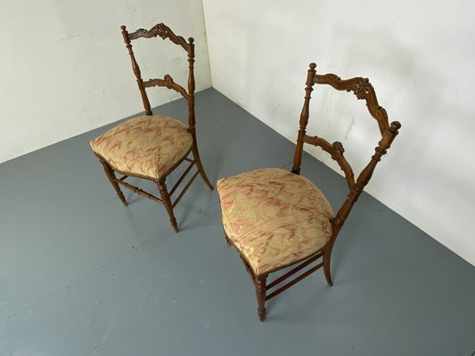 Antique French Rosewood Chairs, 1890s, Set of 2-DE-1721066