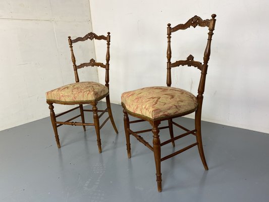 Antique French Rosewood Chairs, 1890s, Set of 2-DE-1721066