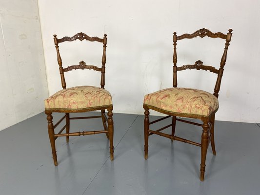 Antique French Rosewood Chairs, 1890s, Set of 2-DE-1721066