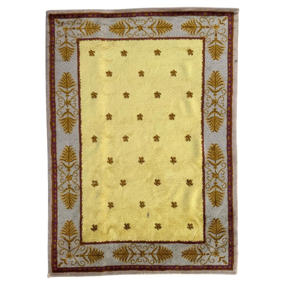 Antique French Savonnerie Rug, 1920s