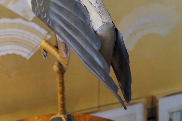 Antique French Stork Weathervane, Early 1900s-DVX-865147