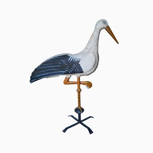 Antique French Stork Weathervane, Early 1900s-DVX-865147