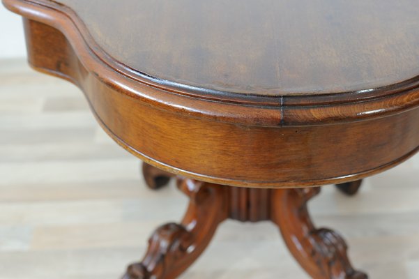 Antique French Veneer Coffee Table in Mahogany-GAP-1298633