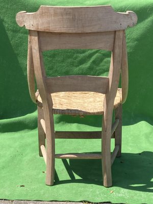 Antique French Wabi Sabi Wicker Chair-BHG-1008751