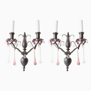 Antique French Wall Lights, Set of 2-JWI-1124467