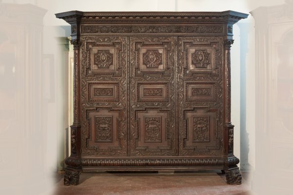 Antique French Walnut Cabinet-IJR-572864