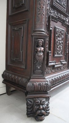 Antique French Walnut Cabinet-IJR-572864