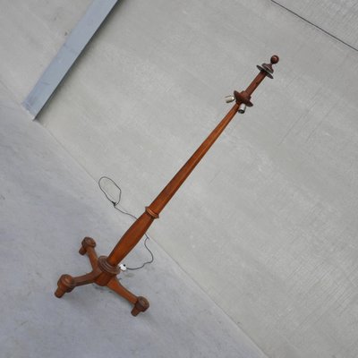 Antique French Walnut Floor Lamp-JRP-1067599