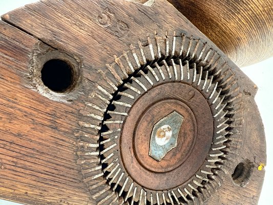 Antique French Wooden Coffee Grinder, 1873-WZZ-2018235