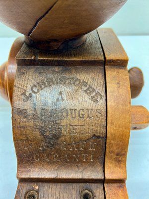 Antique French Wooden Coffee Grinder, 1873-WZZ-2018235