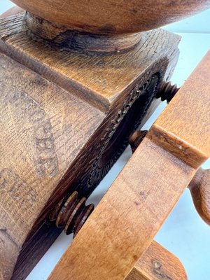 Antique French Wooden Coffee Grinder, 1873-WZZ-2018235