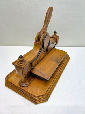 Antique French Wooden Flower or Book Press, 1900s-WZZ-2018217