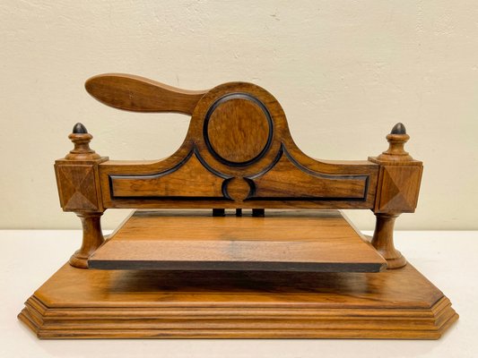 Antique French Wooden Flower or Book Press, 1900s-WZZ-2018217