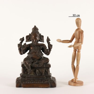 Antique Ganesha Sculpture in Bronze-VMM-2033286