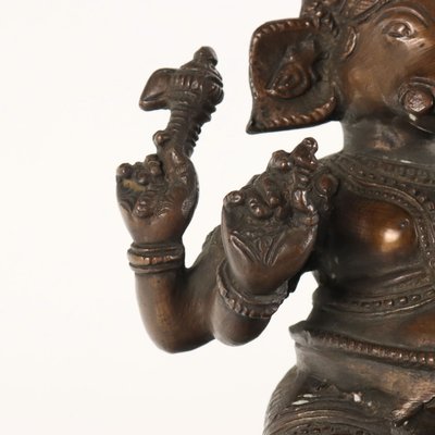 Antique Ganesha Sculpture in Bronze-VMM-2033286