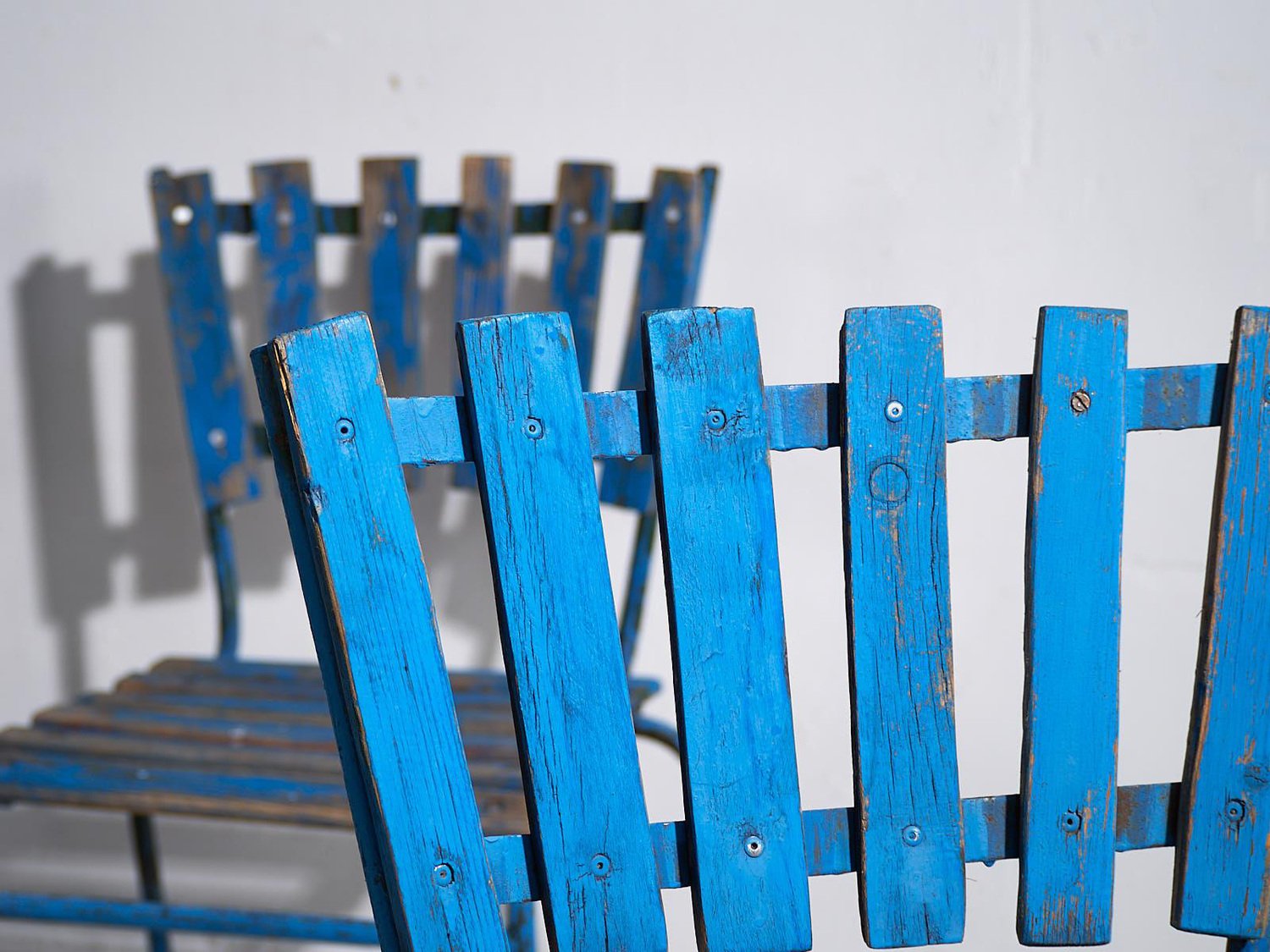 Antique Garden Chairs, 1920s, Set of 4