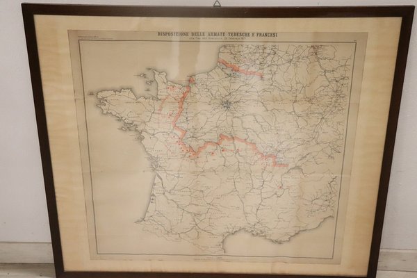 Antique Geographical Maps of the French-German War, Set of 4-DCO-1821019