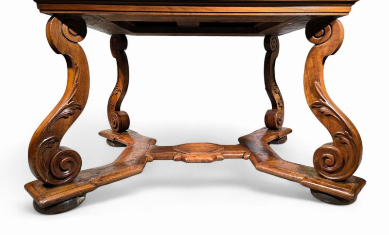 Antique German Baroque Table, 1730