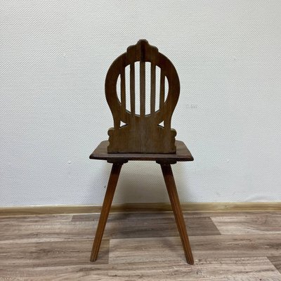 Antique German Farmhouse Chairs, 1800s, Set of 5-ALF-2033592