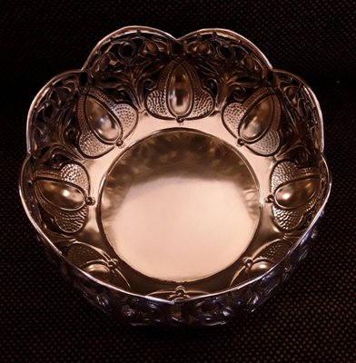 Antique German Gold-Plated Silver Bowl by Koch & Bergfeld, 1900s-HOI-1402677