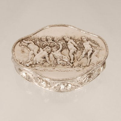 Antique German Jewelry Box in Silver from J.D.Schleißner & Söhne-GOE-1354581