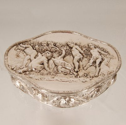 Antique German Jewelry Box in Silver from J.D.Schleißner & Söhne-GOE-1354581