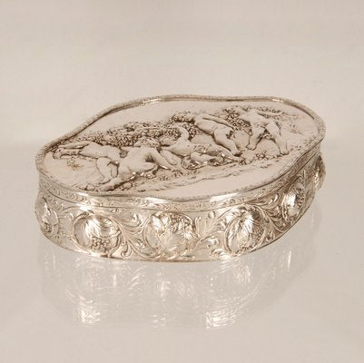 Antique German Jewelry Box in Silver from J.D.Schleißner & Söhne-GOE-1354581