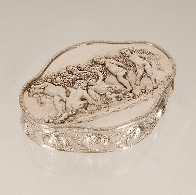 Antique German Jewelry Box in Silver from J.D.Schleißner & Söhne-GOE-1354581