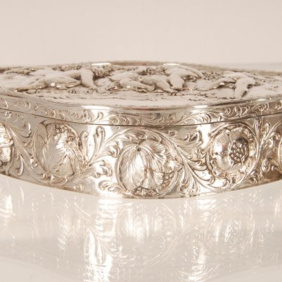 Antique German Jewelry Box in Silver from J.D.Schleißner & Söhne-GOE-1354581