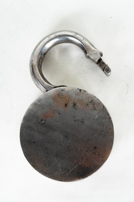 Antique German Padlock-Lock F. Sengpiels Patent with Otiginal Key, 1902-SPD-1451253