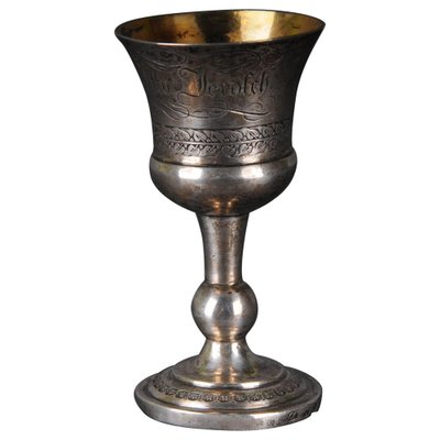 Antique German Silver Chalice Cup, 1838-FLW-1823375