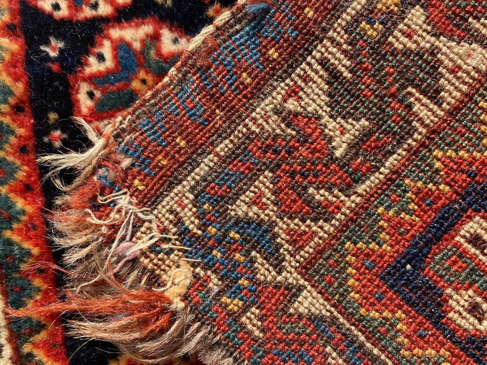 Antique Ghashghaei Bag Face Rug