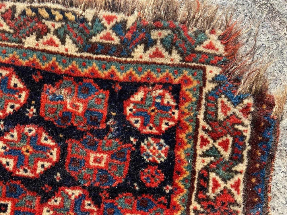 Antique Ghashghaei Bag Face Rug