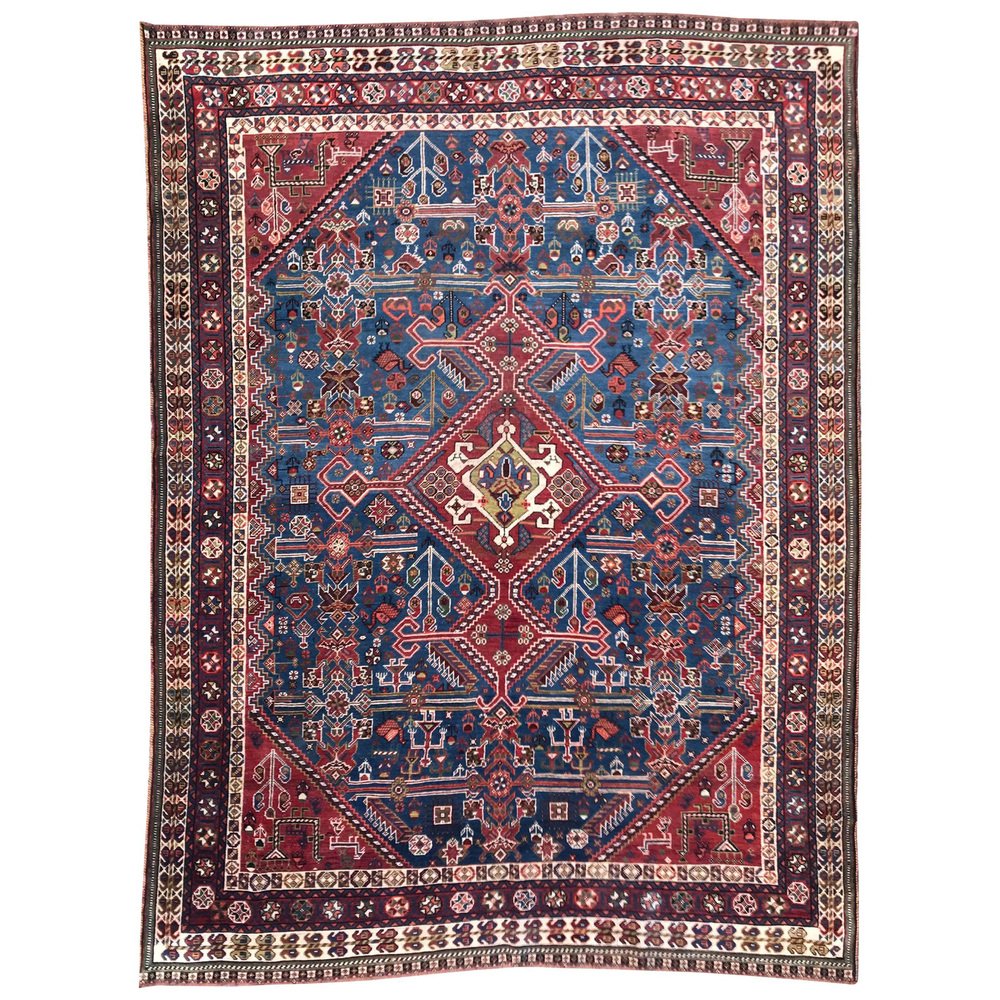 Antique Ghashghaei Rug