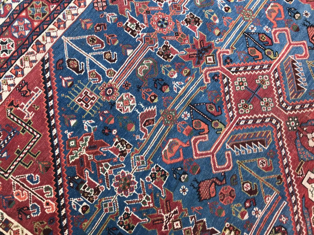 Antique Ghashghaei Rug