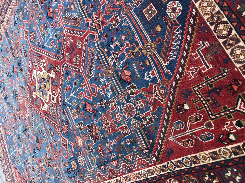 Antique Ghashghaei Rug