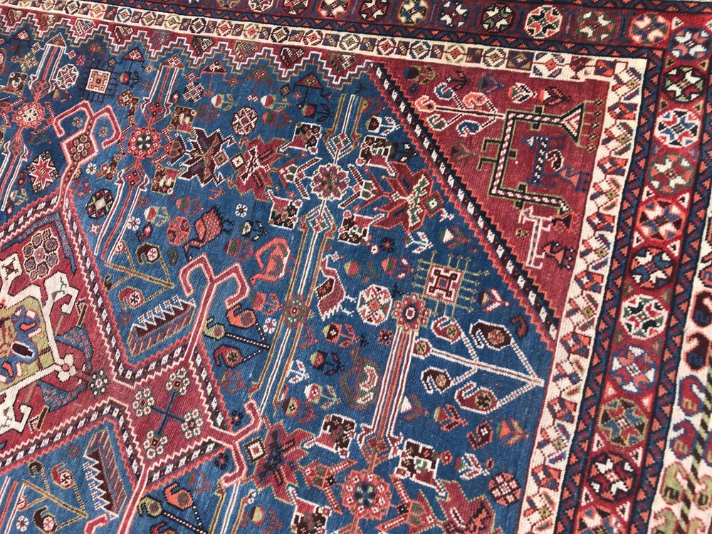 Antique Ghashghaei Rug