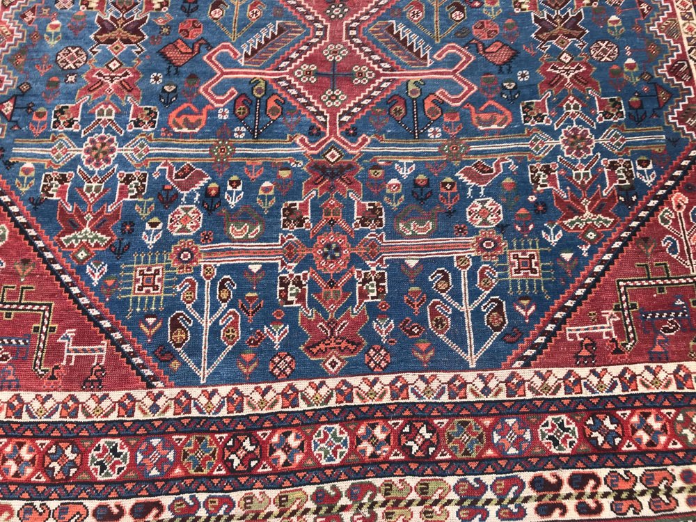 Antique Ghashghaei Rug