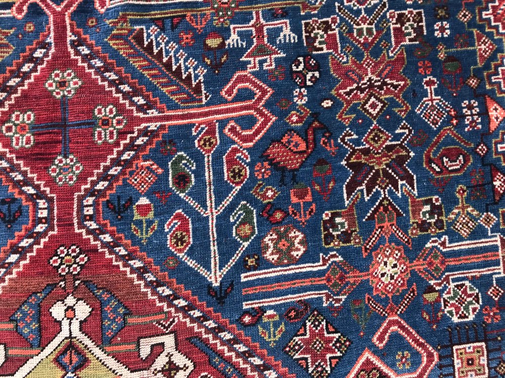 Antique Ghashghaei Rug